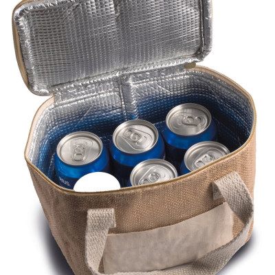 Saco isotérmico em juta - modelo pequeno